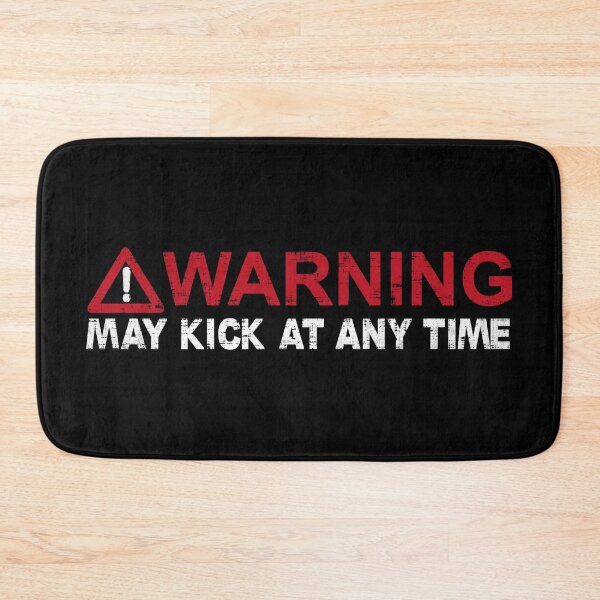 Item preview, Warning May Kick At Any Time Maternity designed and sold by ElasticBlush.