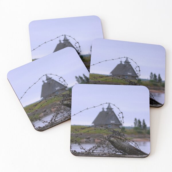 Item preview, Barbwire and church designed and sold by Shoshina.