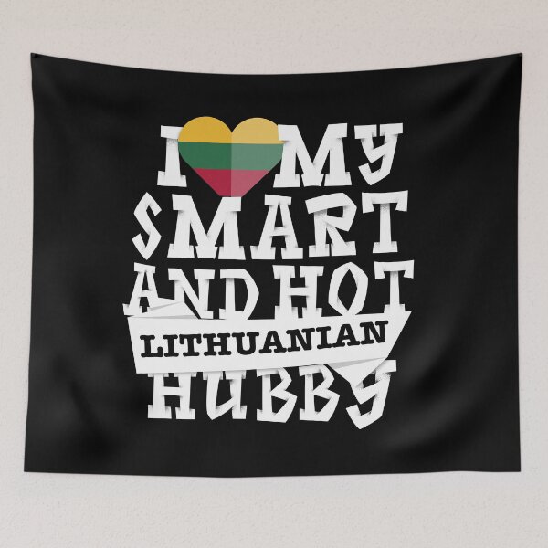 Item preview, I love my smart and hot Lithuanian husband designed and sold by Urosek.