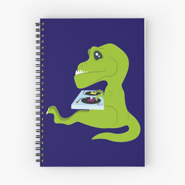 Item preview, cool funky DJ dino T-rex designed and sold by HotVector.