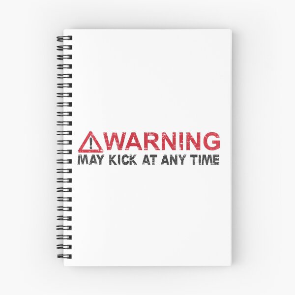 Item preview, Warning May Kick At Any Time Maternity designed and sold by ElasticBlush.