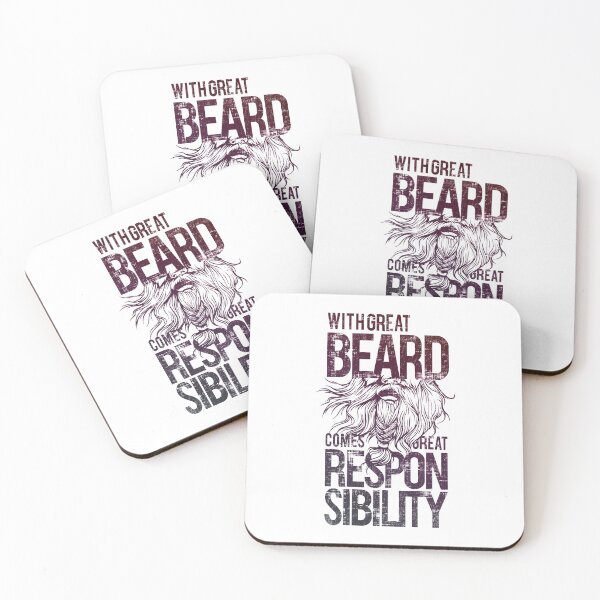 Item preview, With Great Beard Comes Great Responsibility designed and sold by ElasticBlush.