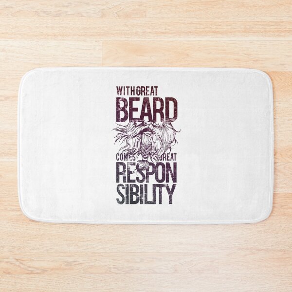 Item preview, With Great Beard Comes Great Responsibility designed and sold by ElasticBlush.