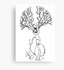 jackalope Canvas Print