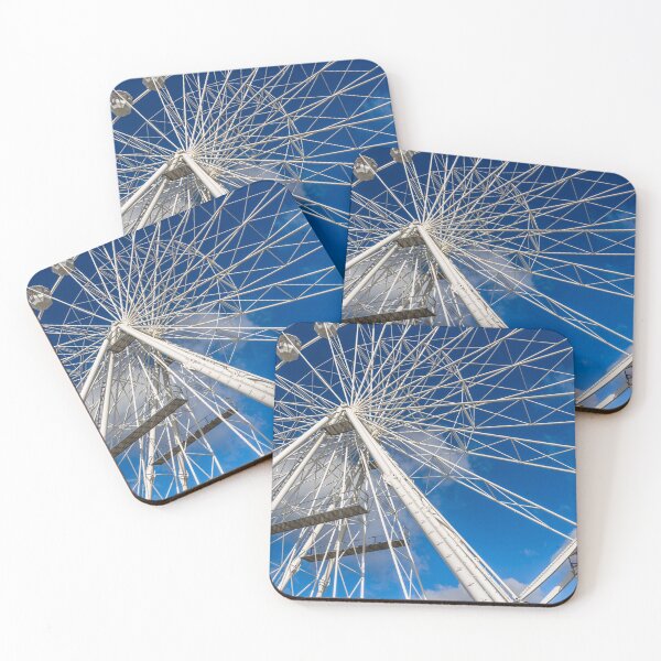 Item preview, Ferris wheel against blue sky designed and sold by Andy Chisholm.