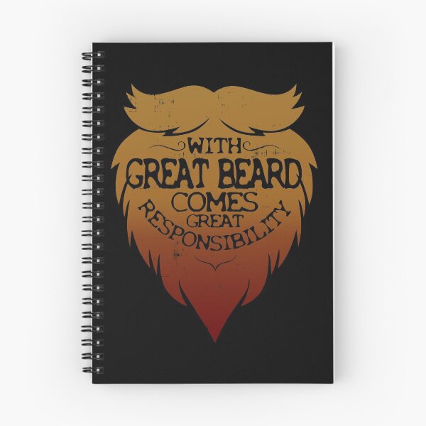 Item preview, With Great Beard Comes Great Responsibility designed and sold by ElasticBlush.