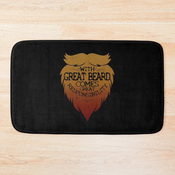 Item preview, With Great Beard Comes Great Responsibility designed and sold by ElasticBlush.
