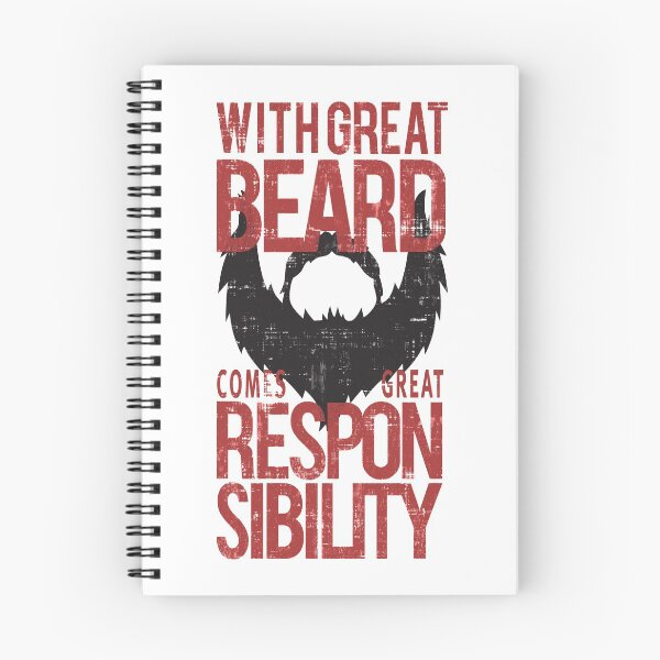 Item preview, With Great Beard Comes Great Responsibility designed and sold by ElasticBlush.