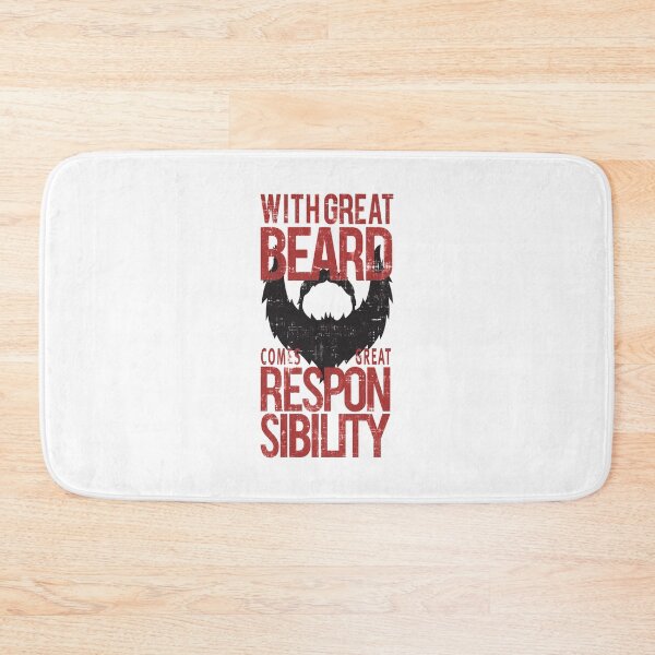 Item preview, With Great Beard Comes Great Responsibility designed and sold by ElasticBlush.