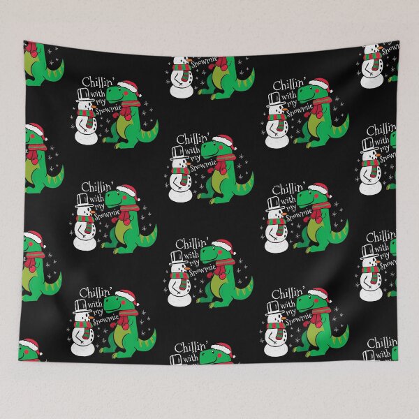 Item preview, Funny Christmas Dino Chillin With My Snowmie T-Rex designed and sold by Pubi.