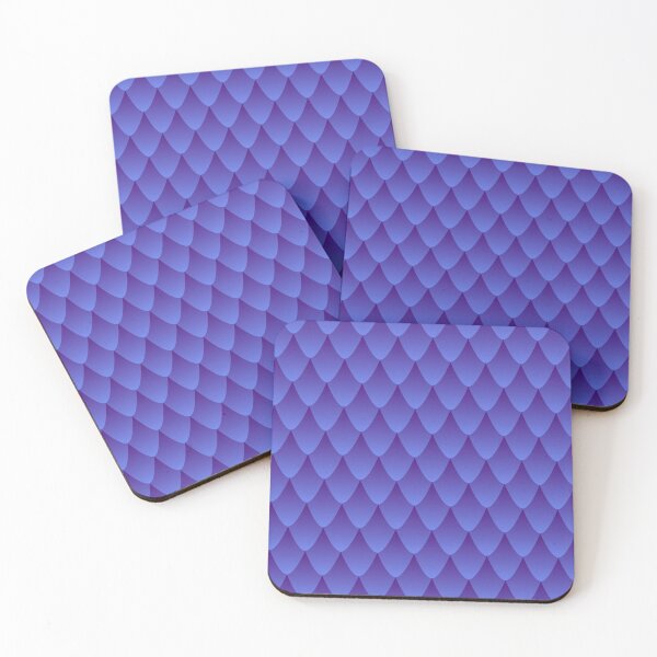 Item preview, Scaly skin seamless pattern, colorful gradient in blue and dark violet color. Abstract skin texture effect.	 designed and sold by Kioto.