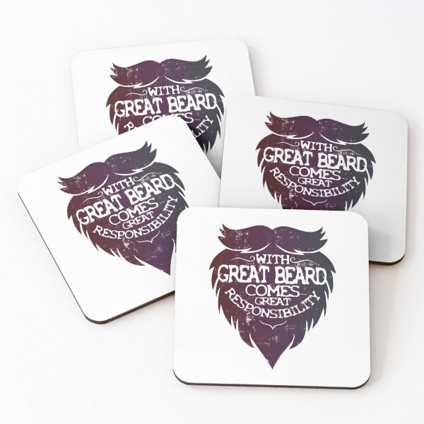 Item preview, With Great Beard Comes Great Responsibility designed and sold by ElasticBlush.