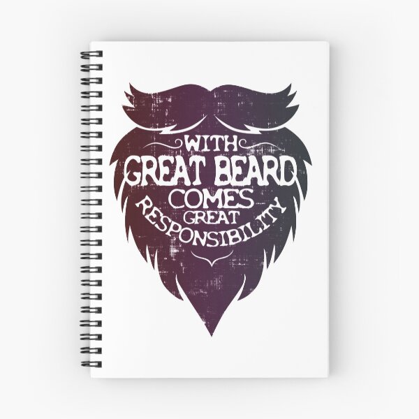 Item preview, With Great Beard Comes Great Responsibility designed and sold by ElasticBlush.