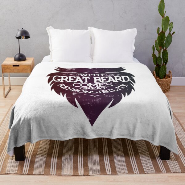 Item preview, With Great Beard Comes Great Responsibility designed and sold by ElasticBlush.