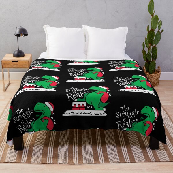 Item preview, Funny Christmas T-Rex Struggle Is Real Dinosaur designed and sold by Pubi.