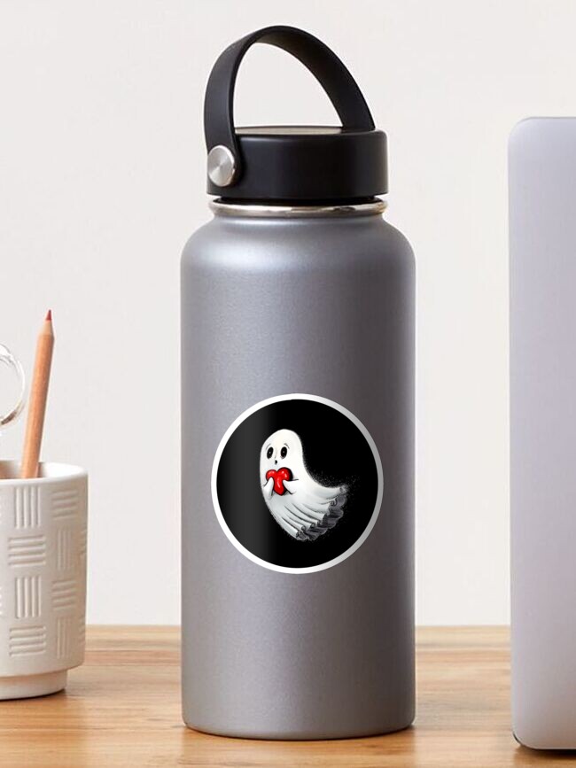 Thumbnail 1 of 3, Sticker, Love Ghost designed and sold by HollyPierson.