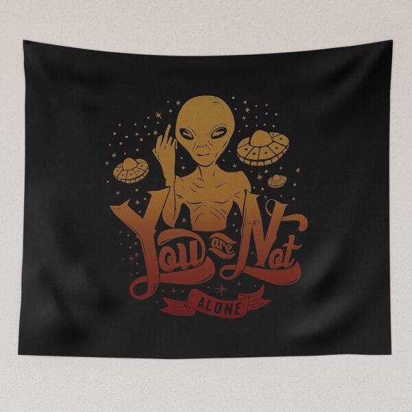 Item preview, You Are Not Alone Alien designed and sold by ElasticBlush.