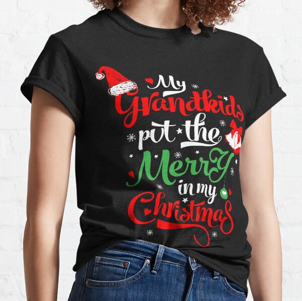 Crazy About Grandkids Chiefs Grandpa T-Shirt (Men) Black Medium