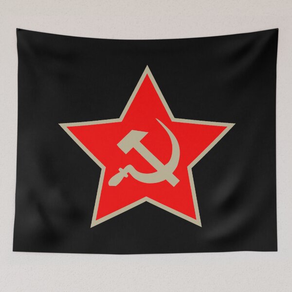 Artikelvorschau, Communist Star; Hammer And Sickle; Hammer Und Sichel entworfen und verkauft von Kreativista.