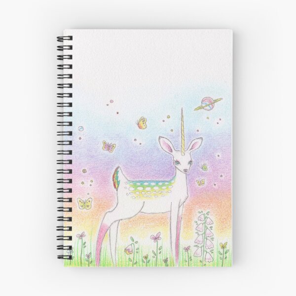 Item preview, rainbow marble saturn deer unicorn  designed and sold by OceanVixen.
