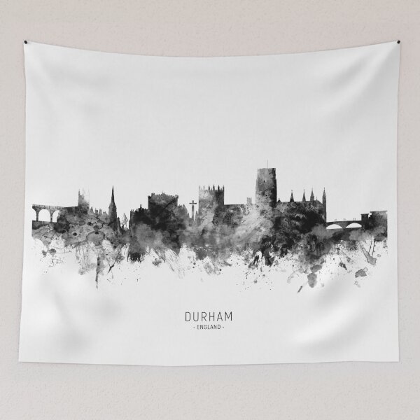 Item preview, Durham England Skyline Cityscape designed and sold by ArtPrints.