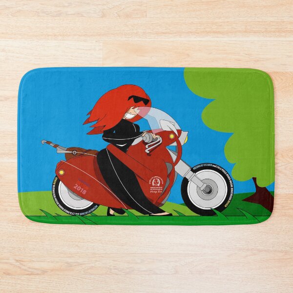 Item preview, The Red-haired Biker Woman designed and sold by Luca Mesini.