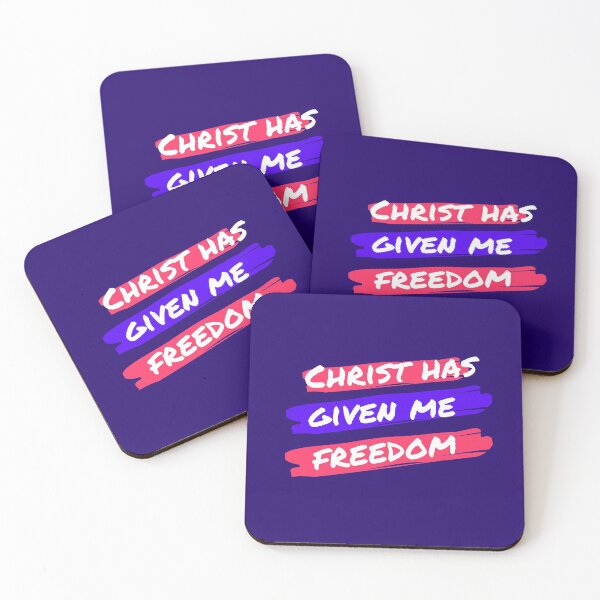 Item preview, Christian quote freedom in Christ designed and sold by pureheartvision.