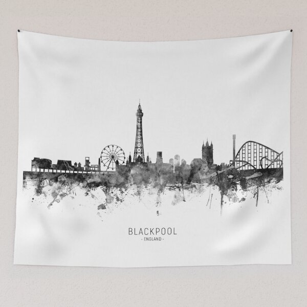 Item preview, Blackpool England Skyline designed and sold by ArtPrints.
