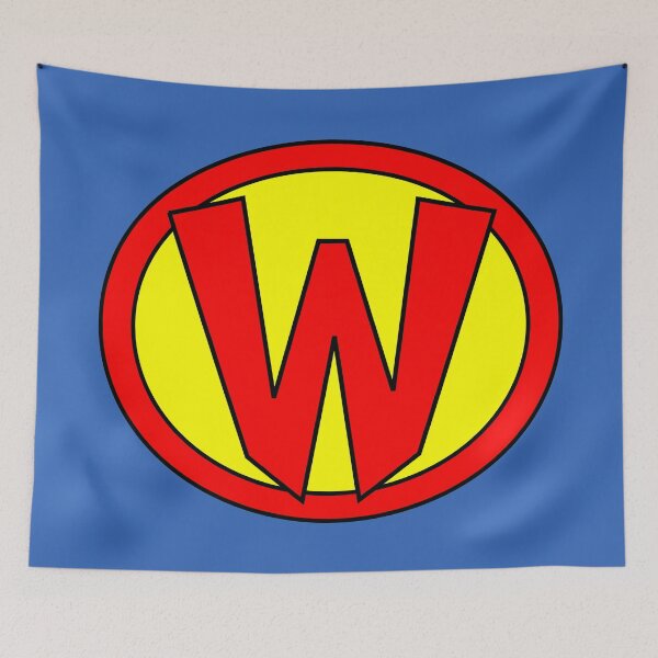 Item preview, Hero, Heroine, Superhero, Initials,  W designed and sold by Kreativista.