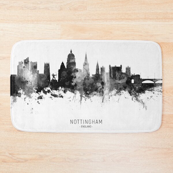 Item preview, Nottingham England Skyline designed and sold by ArtPrints.