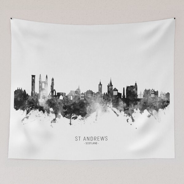 Item preview, St Andrews Scotland Skyline designed and sold by ArtPrints.