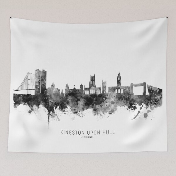 Item preview, Kingston upon Hull England Skyline designed and sold by ArtPrints.