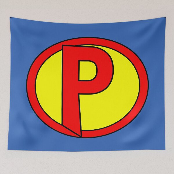 Item preview, Hero, Heroine, Superhero, Initials,  P designed and sold by Kreativista.