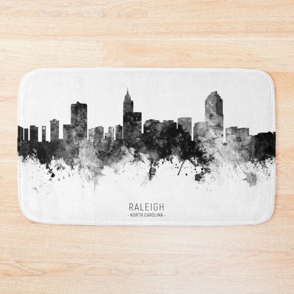 Item preview, Raleigh North Carolina Skyline designed and sold by ArtPrints.