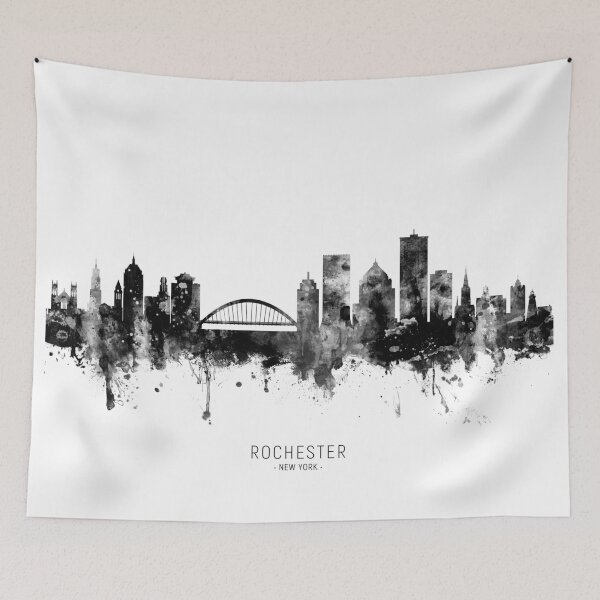 Artikelvorschau, Rochester New York Skyline entworfen und verkauft von ArtPrints.
