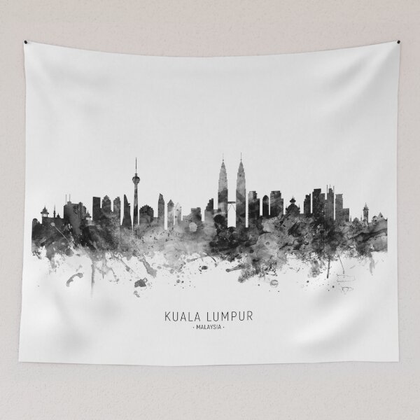 Item preview, Kuala Lumpur Malaysia Skyline designed and sold by ArtPrints.