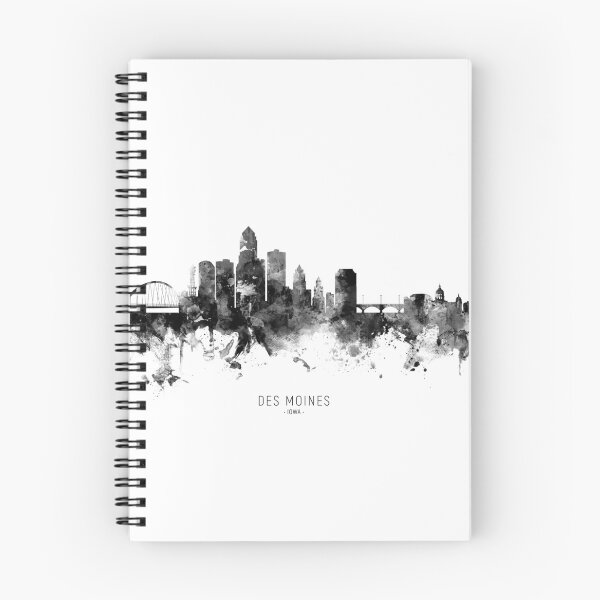 Artikelvorschau, Des Moines Iowa Skyline entworfen und verkauft von ArtPrints.