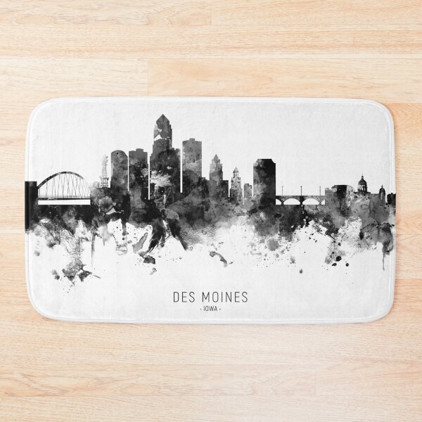 Item preview, Des Moines Iowa Skyline designed and sold by ArtPrints.