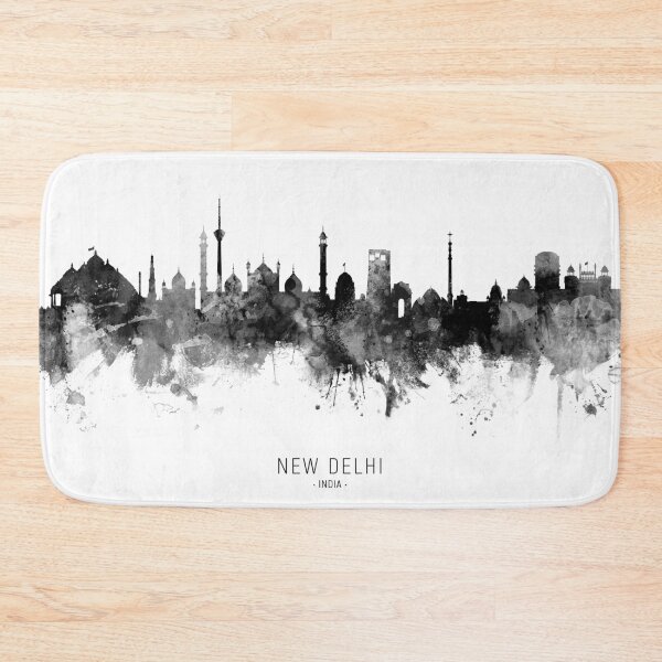 Item preview, New Delhi India Skyline designed and sold by ArtPrints.