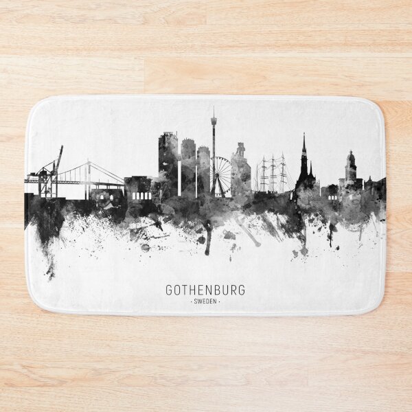 Item preview, Gothenburg Sweden Skyline designed and sold by ArtPrints.