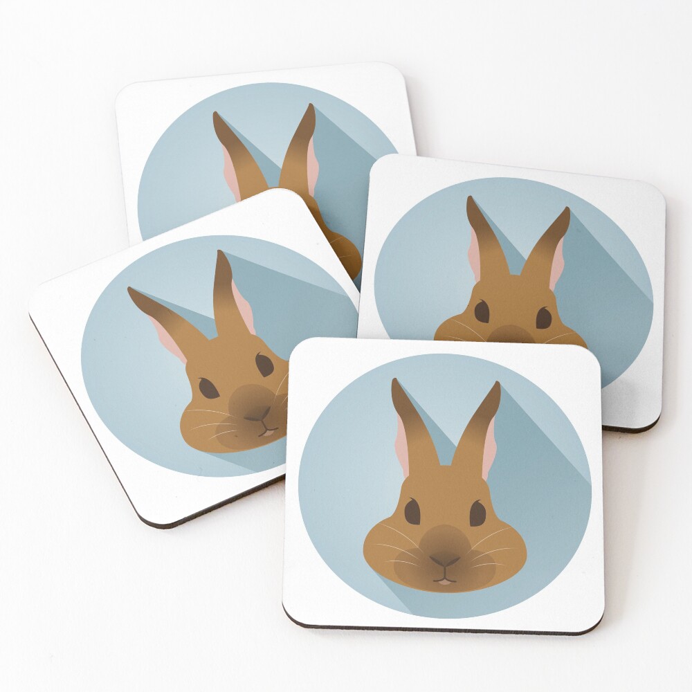 Item preview, Coasters (Set of 4) designed and sold by creativerabbit.