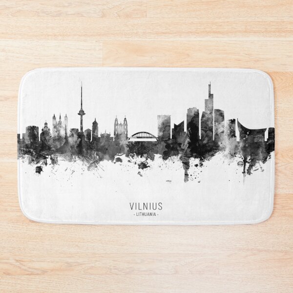 Item preview, Vilnius Lithuania Skyline designed and sold by ArtPrints.
