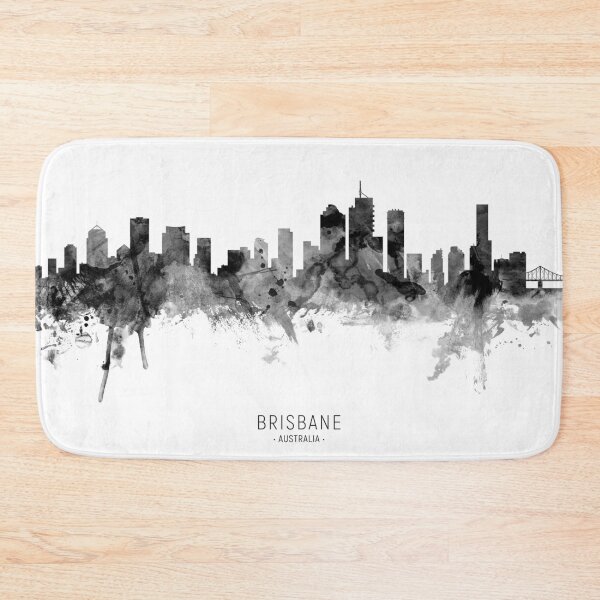 Artikelvorschau, Brisbane Australia Skyline entworfen und verkauft von ArtPrints.