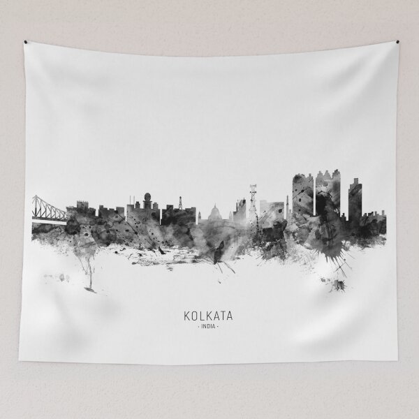 Item preview, Kolkata (Calcutta) India Skyline designed and sold by ArtPrints.