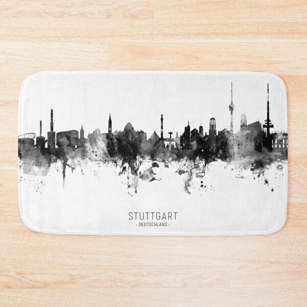 Item preview, Stuttgart Germany Skyline designed and sold by ArtPrints.