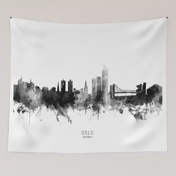 Item preview, Oslo Norway Skyline designed and sold by ArtPrints.