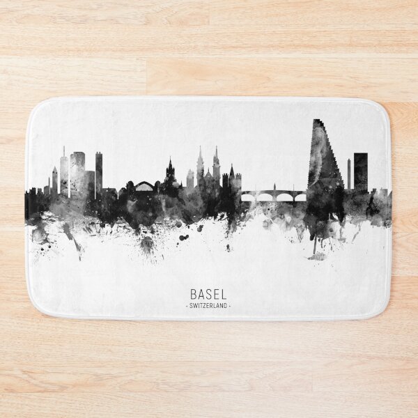 Item preview, Basel Switzerland Skyline designed and sold by ArtPrints.