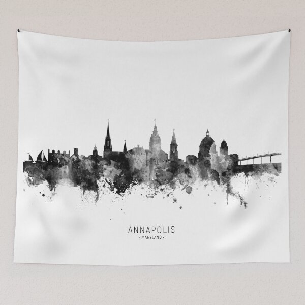 Item preview, Annapolis Maryland Skyline designed and sold by ArtPrints.