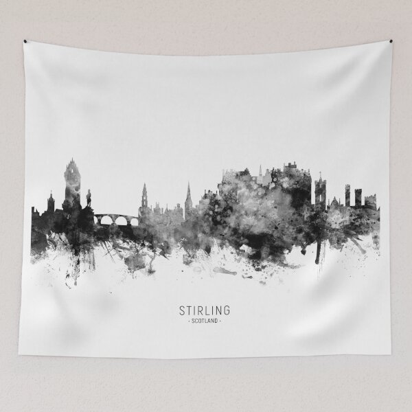Item preview, Stirling Scotland Skyline designed and sold by ArtPrints.