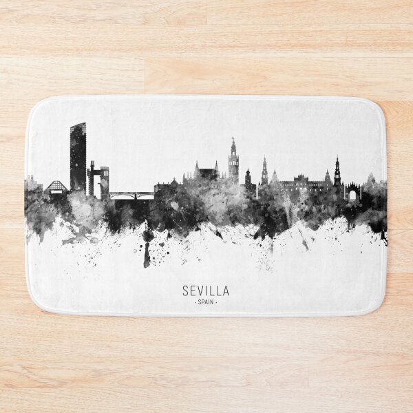 Item preview, Sevilla Spain Skyline designed and sold by ArtPrints.